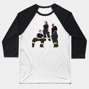 Andy Herrera, Travis Montgomery & Robert Sullivan | Station 19 Baseball T-Shirt